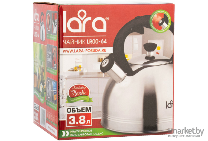 Чайник со свистком Lara LR00-64