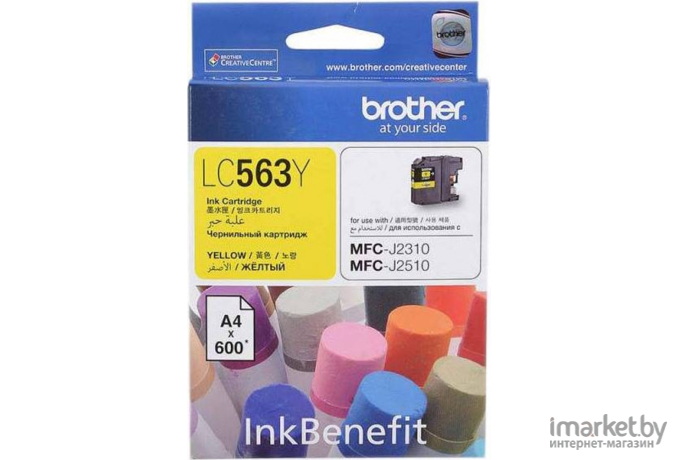 Картридж для струйного принтера Brother LC563Y