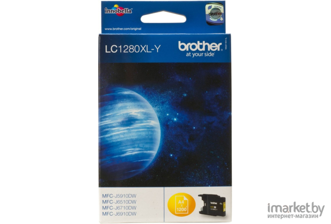 Картридж для струйного принтера Brother LC1280XL-Y