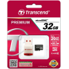 Карта памяти Transcend microSDHC Class 10 32 Gb + SD адаптер (TS32GUSDHC10)