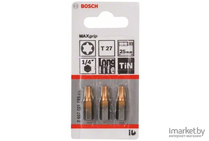 Набор бит Bosch 2607001695 (3 предмета)