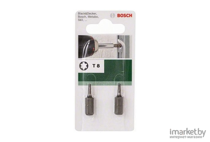 Набор бит Bosch 25мм TORX T8 XH 2607001601