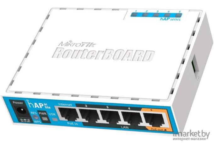 Беспроводной маршрутизатор Mikrotik hAP lite (RB952Ui-5ac2nD)