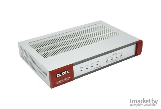 Коммутатор Zyxel USG20-VPN-RU0101F Серебристый