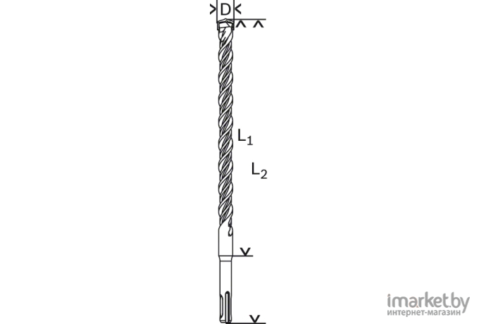 Бур Bosch SDS-plus-5 6.5х50х115 мм (1.618.596.168)