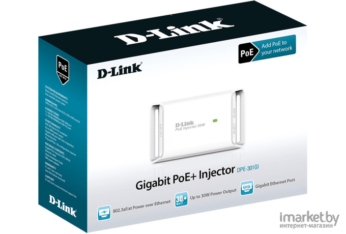 PoE-инжектор D-Link DPE-301GI