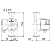 Циркуляционный насос Grundfos UPS 25-60 130 (96281476)