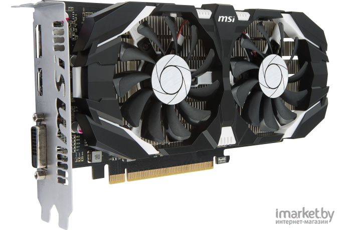 Видеокарта MSI GeForce GTX 1050 Ti 4GT OC