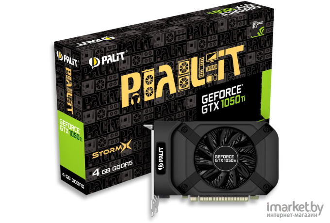 Видеокарта Palit GeForce GTX 1050 Ti StormX 4GB GDDR5 (NE5105T018G1-1070F)