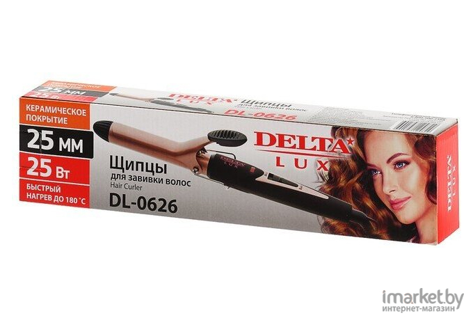 Круглая плойка Delta Lux DL-0626