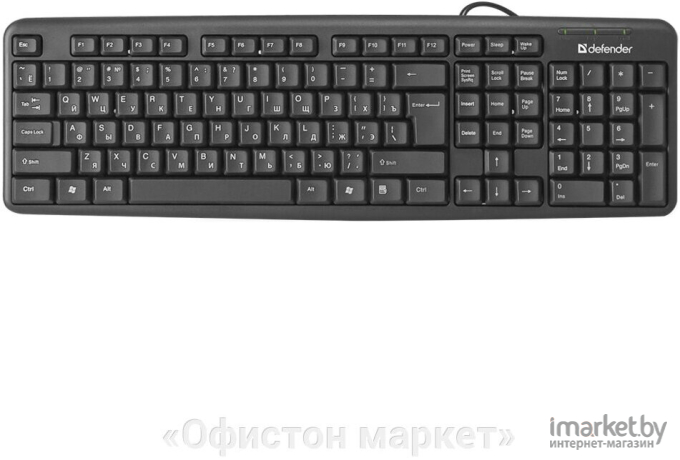 Клавиатура Defender Element HB-520 / 45520 (черный)