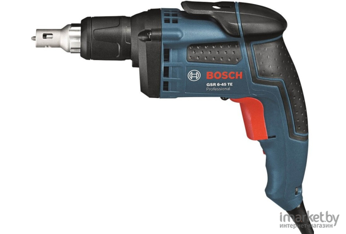 Дрель-шуруповерт Bosch GSR 6-45 TE + MA 55 Professional [0.601.445.101]