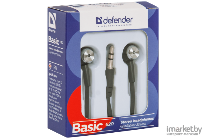 Наушники Defender Basic 620 (белый)