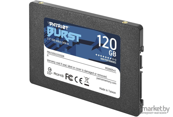 SSD диск Patriot Burst 120GB (PBU120GS25SSDR)