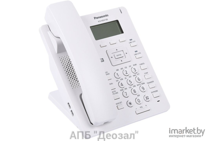 Проводной телефон Panasonic KX-HDV130RU (белый)