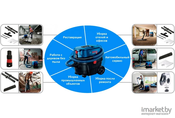 Пылесос Bosch GAS 12-25 PL [0.601.97C.100]