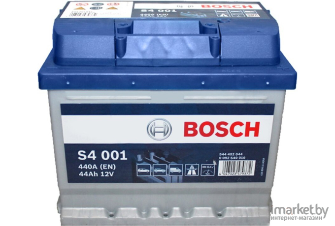 Автомобильный аккумулятор Bosch S4 Silver 44 R / 0092S40010 (44 А/ч)