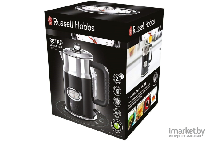 Электрочайник Russell Hobbs Retro Classic Noir 21671-70