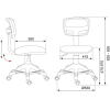 Офисное кресло Бюрократ CH-299-F/ABSTRACT абстракция черный/рисунок [1070240]