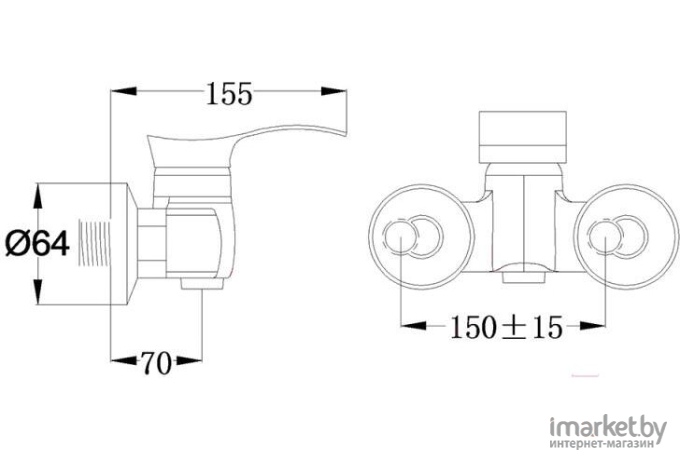 Смеситель РМС SL86-003