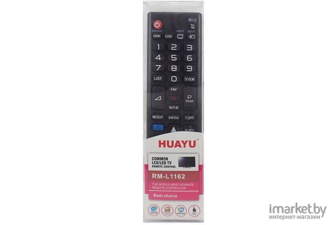 Универсальный пульт ДУ Huayu RM-L1162 для LG universal