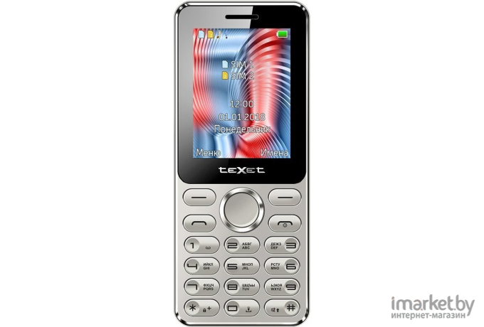 Мобильный телефон TeXet TM-212 серый