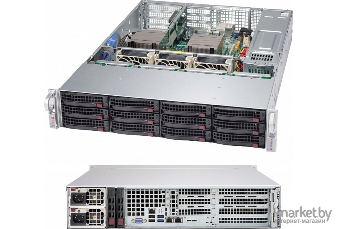 Корпус Supermicro SuperChassis CSE-826BE1C4-R1K23LPB