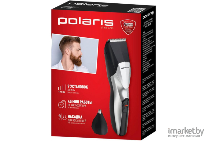 Машинка для стрижки волос Polaris PHC 1201R