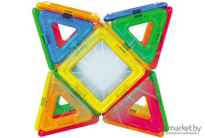 Конструктор магнитный Magformers Neon LED Set / 709007 (31эл)