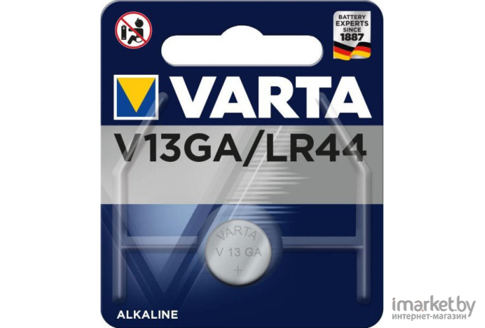 Батарейка, аккумулятор, зарядное Varta V 13 GA BLI 1