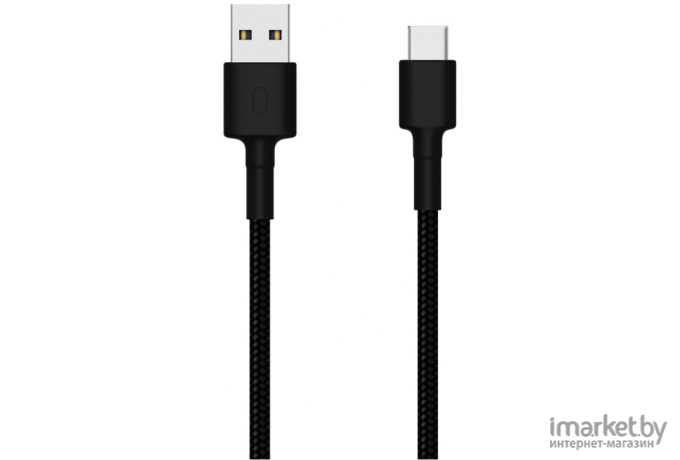 Кабель Xiaomi Mi Type-C Braided Cable / SJV4109GL (черный)