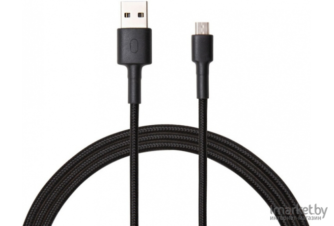 Кабель Xiaomi Mi Type-C Braided Cable / SJV4109GL (черный)