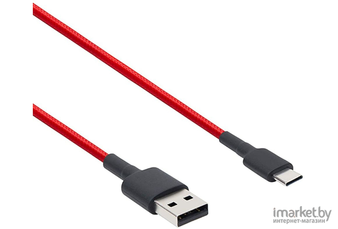 Кабель Xiaomi Mi Type-C Braided Cable / SJV4110GL (красный)