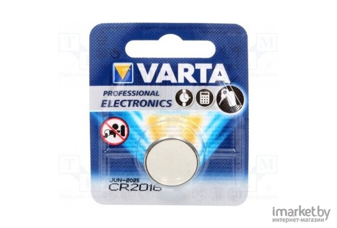 Батарейка Varta CR 2016 BLI 1
