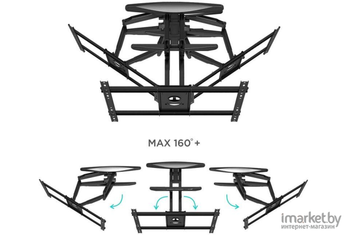 Кронштейн Onkron M6L (черный)