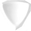 Уголок керамический М-Квадрат 620000 (35x35x35, белый)