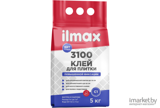 Клеевая смесь ilmax 3100 Клей для плитки 5кг