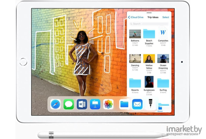 Планшет Apple iPad 2018 32GB LTE / MR6P2 (серебристый)