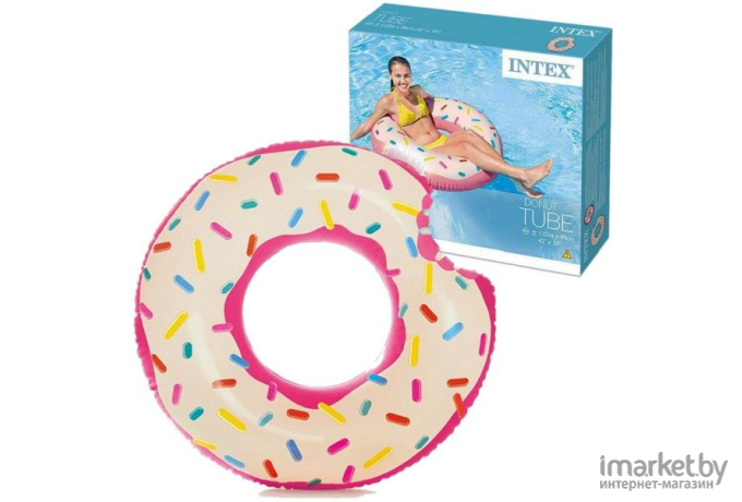 Круг для плавания Intex Пончик 56265
