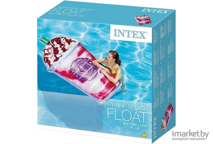Надувной плот Intex Мороженое в стаканчике 58777