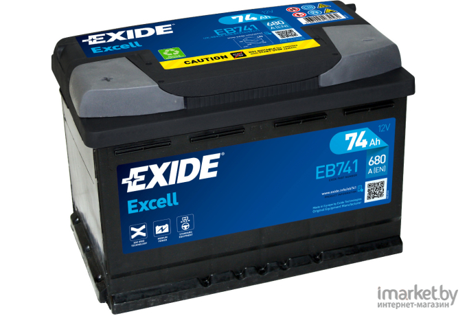 Автомобильный аккумулятор Exide Excell EB741 (74 А/ч)