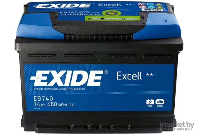 Автомобильный аккумулятор Exide Excell EB741 (74 А/ч)