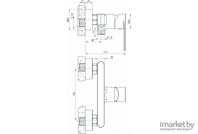 Смеситель Deante Alpinia BGA 040M