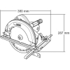 Сетевая циркулярная пила Makita N5900B