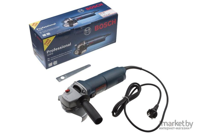 Сетевая угловая шлифовальная машина Bosch GWS 1000 06018218R0