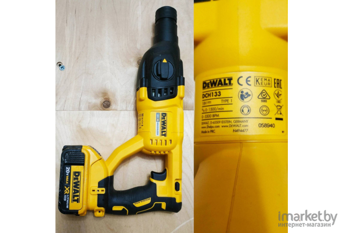 Профессиональный перфоратор DeWalt DCH133N-XJ