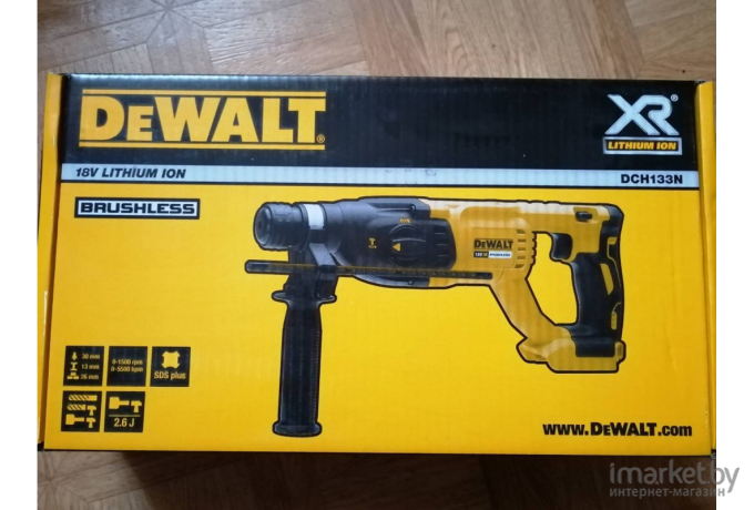 Профессиональный перфоратор DeWalt DCH133N-XJ