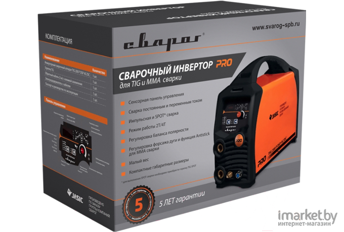 Сварочный инвертор Сварог Pro TIG 200 P DSP AC/DC (E201)