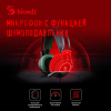 Наушники (гарнитура) A4Tech J450 Bloody черный/зеленый