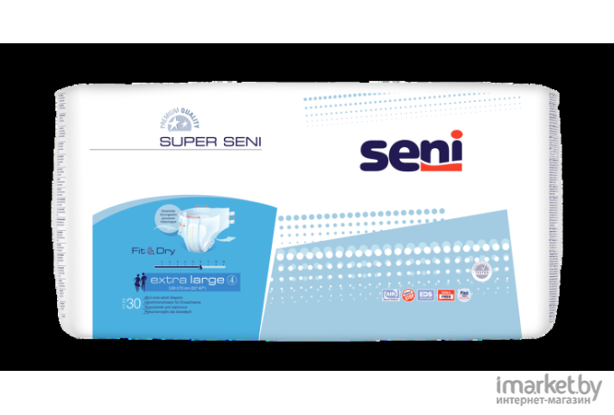 Подгузники для взрослых Seni Super Air Extra Large (30шт)